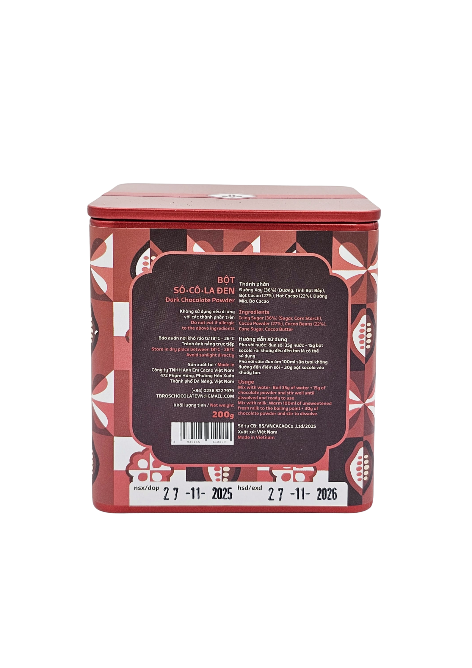 Dark Chocolate Drink Power